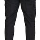 Dolce & Gabbana Gray Checked Cargo Trousers Stretch Pants