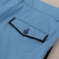 Dolce & Gabbana Blue Cotton Silk Trousers Chinos Pants