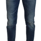 Dolce & Gabbana Blue Wash Cotton Stretch Skinny Denim Jeans