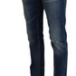 Dolce & Gabbana Blue Wash Cotton Stretch Skinny Denim Jeans