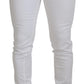 Dolce & Gabbana White Slim Skinny Stretch Cotton Denim Jeans