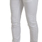 Dolce & Gabbana White Slim Skinny Stretch Cotton Denim Jeans