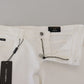 Dolce & Gabbana White Slim Skinny Stretch Cotton Denim Jeans