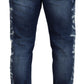 Dolce & Gabbana Blue Wash Cotton Regular Denim Jeans Pants