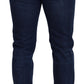 Dolce & Gabbana Blue Wash Cotton Stretch Slim Denim Jeans