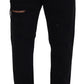 Dolce & Gabbana Black Loose Regular Torn Cotton Jeans