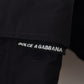 Dolce & Gabbana Black Cotton Bermuda Cargo Shorts