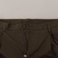 Dolce & Gabbana Green Chinos Cotton Casual Shorts