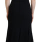 Dolce & Gabbana Elegant Black Fit and Flare Dress