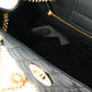 Versace Black Quilted Nappa Leather Medusa Tote Handbag