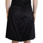 Dolce & Gabbana Black Silk Shift Dress