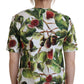 Dolce & Gabbana Crew-neck Cotton Top Blouse Fruit T-shirt