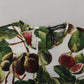 Dolce & Gabbana Crew-neck Cotton Top Blouse Fruit T-shirt