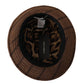 Dolce & Gabbana Brown Fedora Striped Print Summer Hat