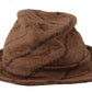 Dolce & Gabbana Brown Fedora Striped Print Summer Hat