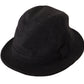 Dolce & Gabbana Gray Virgin Wool Logo Fedora Trilby Cappello Hat