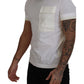 Dolce & Gabbana White Flap Pocket Short Sleeves T-shirt