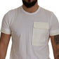 Dolce & Gabbana White Flap Pocket Short Sleeves T-shirt