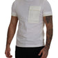 Dolce & Gabbana White Flap Pocket Short Sleeves T-shirt