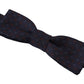 Dolce & Gabbana Blue Silk Patterned Necktie Men Accessory Bow Tie