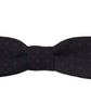 Dolce & Gabbana Blue Silk Patterned Necktie Men Accessory Bow Tie