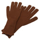 Dolce & Gabbana Brown Cashmere Knitted Hands Mitten Mens Gloves