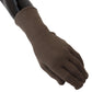 Dolce & Gabbana Gray Cashmere knitted Hands Mitten Mens Gloves