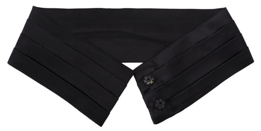 Dolce & Gabbana Black Silk Women Waist Cummerbund