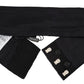 Dolce & Gabbana Black Silk Women Waist Cummerbund