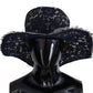 Dolce & Gabbana Blue Floral Lace Wide Brim Floppy Hat