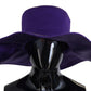 Dolce & Gabbana Purple Silk Stretch Top Hat