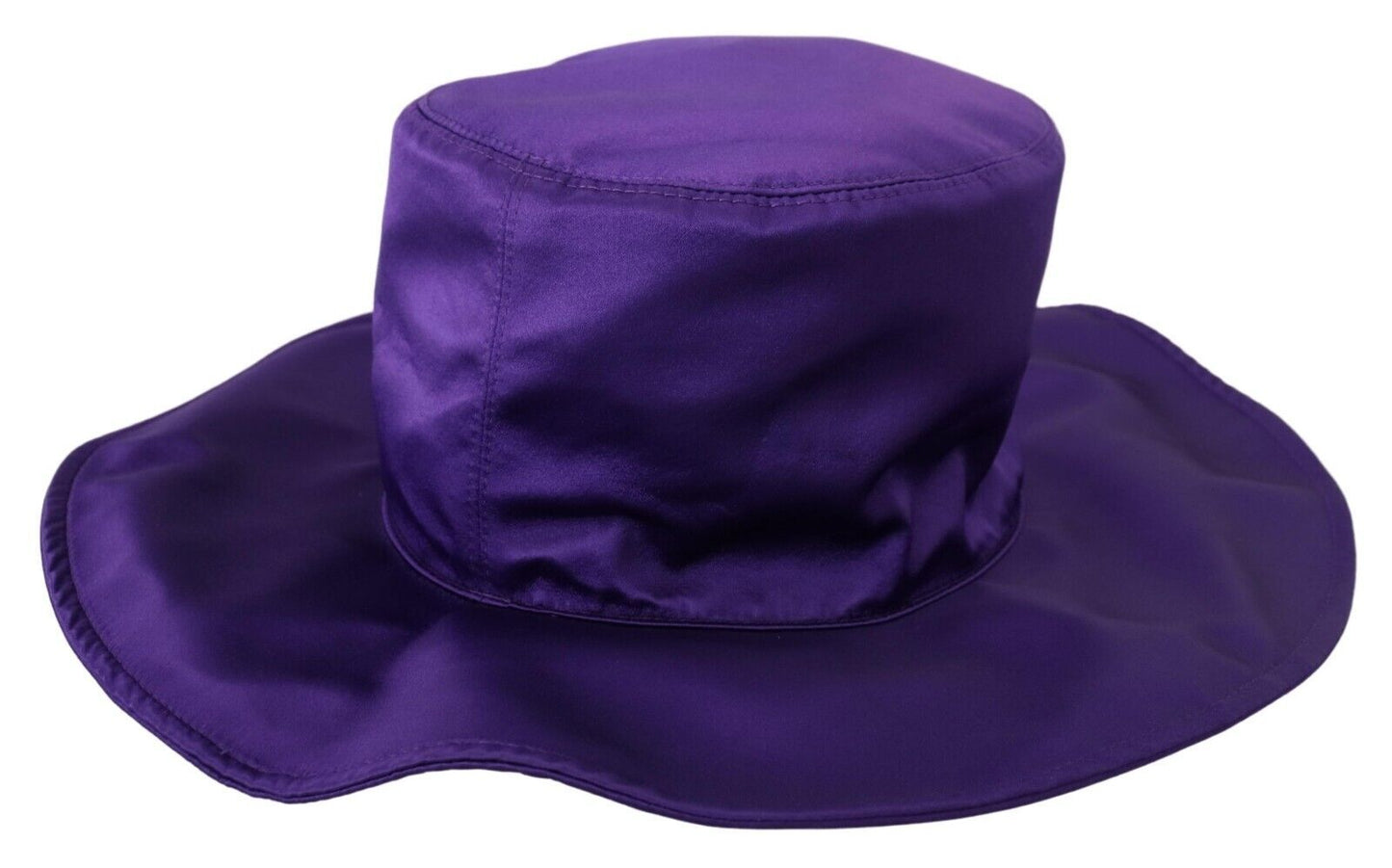 Dolce & Gabbana Purple Silk Stretch Top Hat