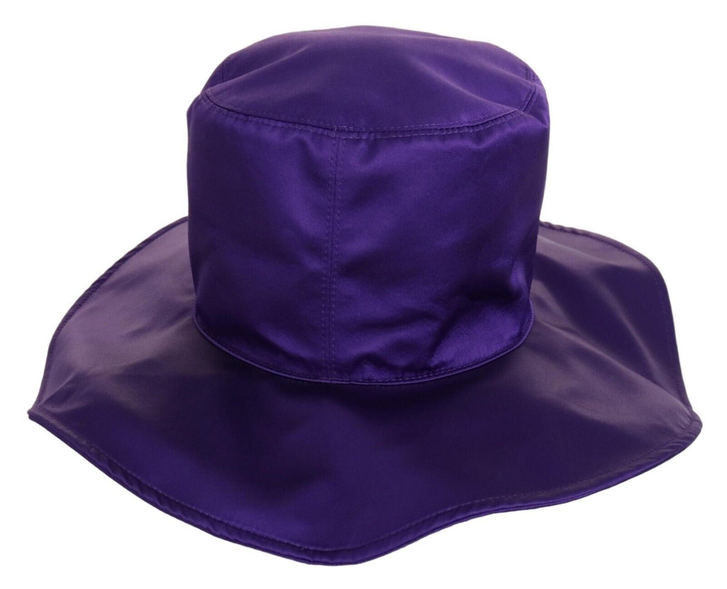 Dolce & Gabbana Purple Silk Stretch Top Hat