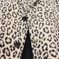 Dolce & Gabbana White Leopard Single Breasted Coat Blazer