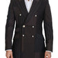 Dolce & Gabbana Multicolor Patchwork Stripes SICILIA Blazer