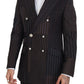 Dolce & Gabbana Multicolor Patchwork Stripes SICILIA Blazer