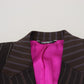 Dolce & Gabbana Multicolor Patchwork Stripes SICILIA Blazer