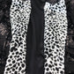 Dolce & Gabbana Black Sequined Animal Pattern Blazer