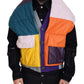 Dolce & Gabbana Multicolor Patchwork Denim Button Down Jacket