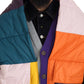 Dolce & Gabbana Multicolor Patchwork Denim Button Down Jacket