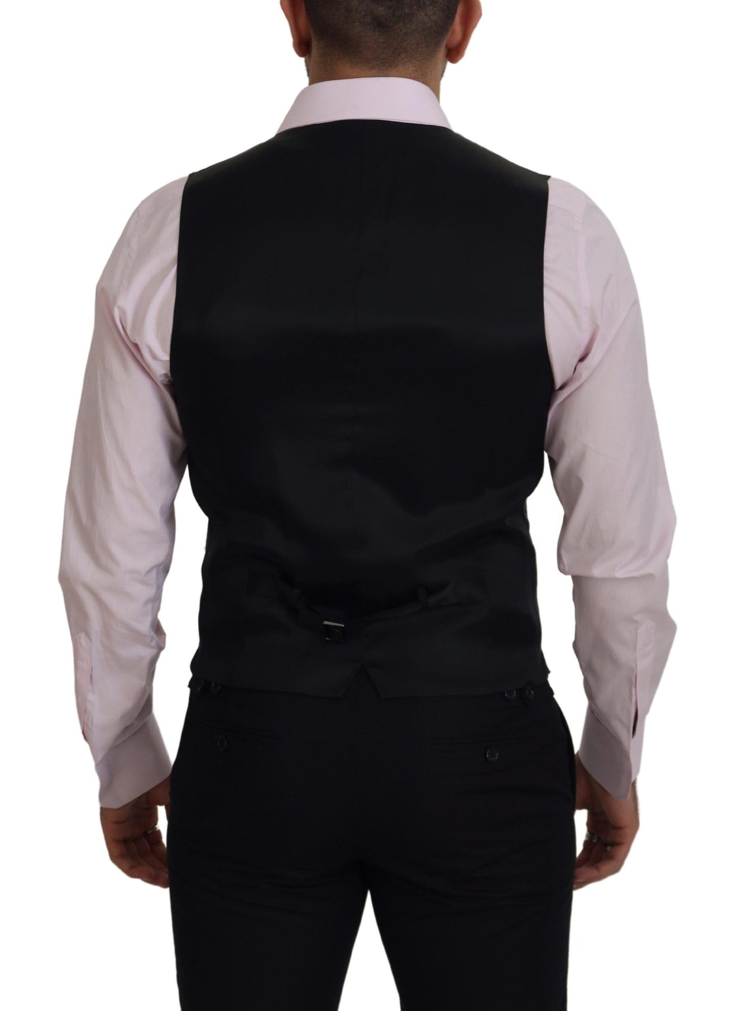 Dolce & Gabbana Multicolor Waistcoat Formal Vest