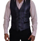 Dolce & Gabbana Multicolor Waistcoat Formal Vest