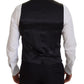 Dolce & Gabbana Black Virgin Wool Waistcoat Formal Dress Vest