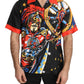 Dolce & Gabbana Multicolor Printed Short Sleeves Casual Shirt