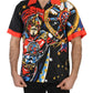 Dolce & Gabbana Multicolor Printed Short Sleeves Casual Shirt