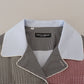 Dolce & Gabbana Multicolor Patchwork Cotton Long Sleeves Shirt