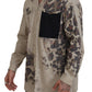 Dolce & Gabbana Beige Camouflage Cotton Long Sleeves Shirt