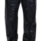 Dolce & Gabbana Black Shining Drawstring Pants