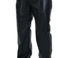 Dolce & Gabbana Black Shining Drawstring Pants