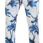 Dolce & Gabbana White Palm Tree Print Men Trouser Pants